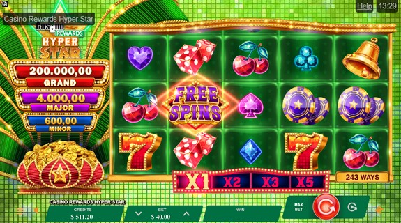 machine à sous Casino rewards hyper star